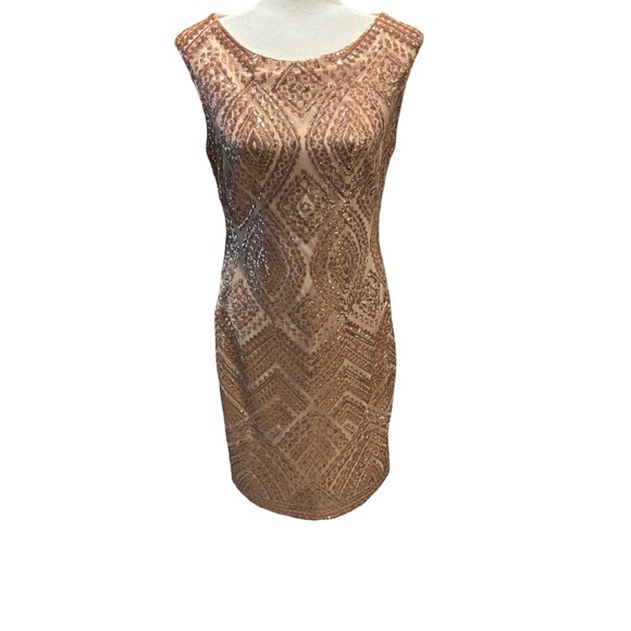 Vince Camuto Elegant Sequin Sleeveless Cocktail/ Prom Dress size 10 NWOT - Picture 1 of 5